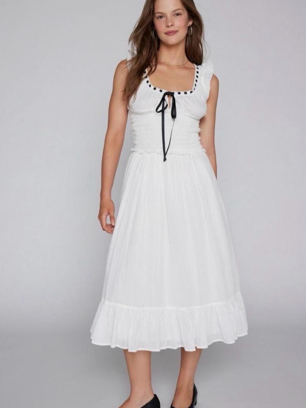 Kimchi Blue White Dress 100% Cotton